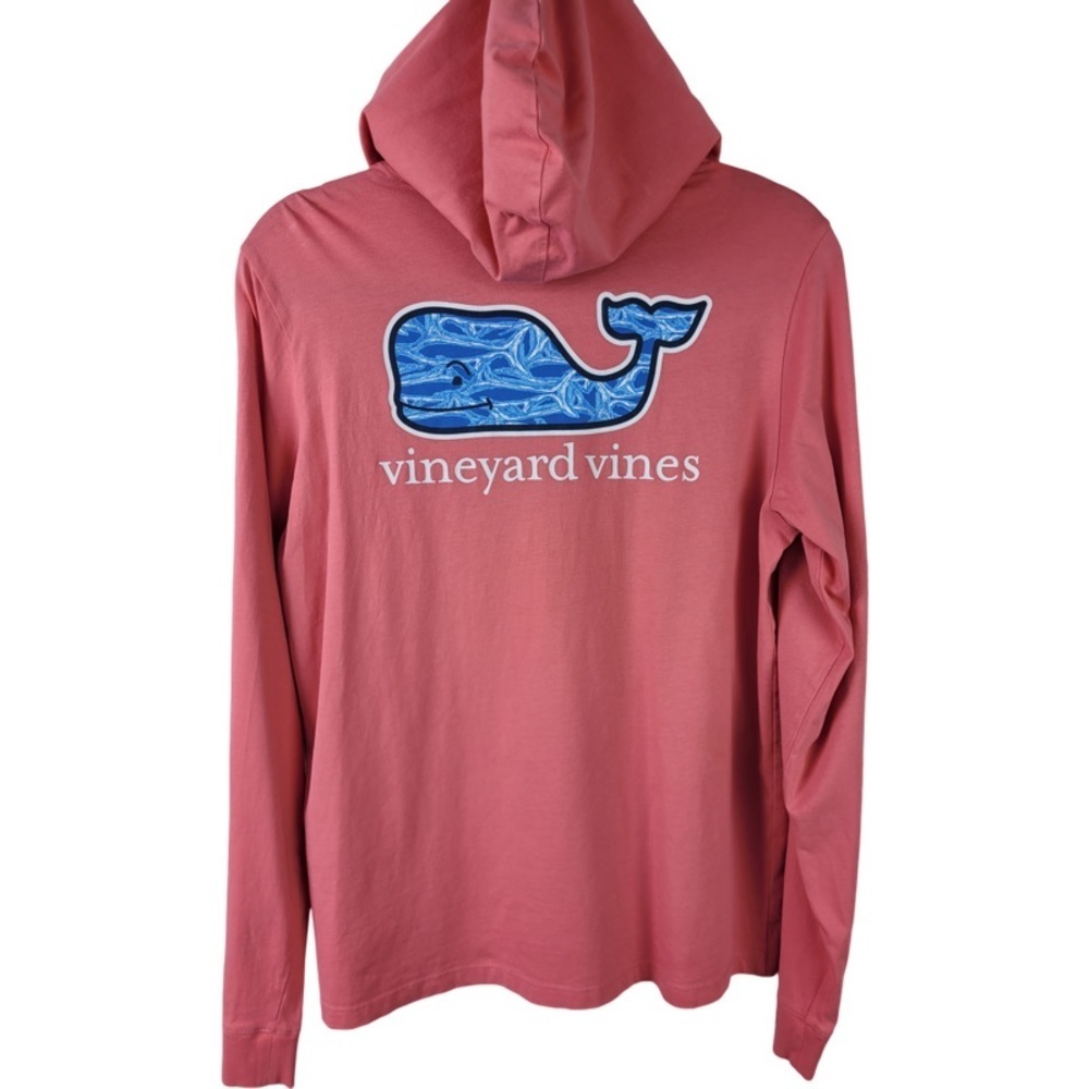 ✅ Vineyard Vines Hooded Long Sleeve 100% cotton junior shirt XL